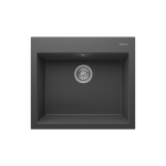 RealStone K002 Didyma 60 Tezgah Üstü Granit Eviye - Görsel 2