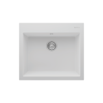 RealStone K002 Didyma 60 Tezgah Üstü Granit Eviye - Görsel 3
